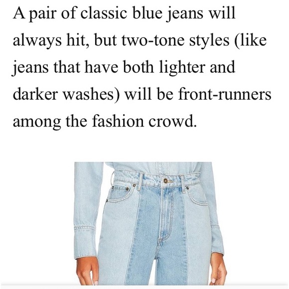 7 For All Mankind Stripe Cropped Wide Leg Jean - Picture 6 of 6